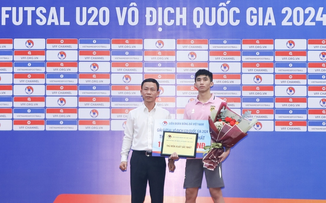 U20 futsal VĐQG: Thái Sơn Bắc biến Sài Gòn Titans TP HCM thành cựu vương- Ảnh 5.