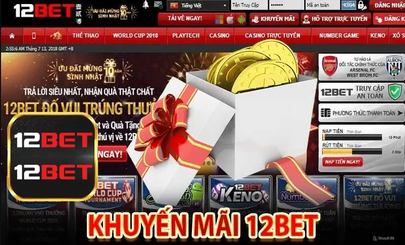 12bet khuyen mai